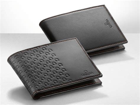 omega watches wallet black